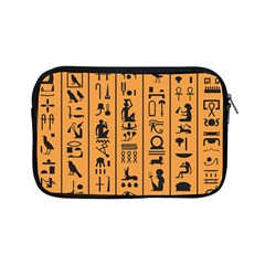 Egyptian Hieroglyphs Ancient Egypt Letters Papyrus Background Vector Old Egyptian Hieroglyph Writing Apple Ipad Mini Zipper Cases by Wegoenart