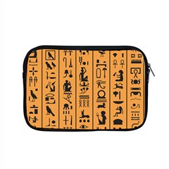 Egyptian Hieroglyphs Ancient Egypt Letters Papyrus Background Vector Old Egyptian Hieroglyph Writing Apple Macbook Pro 15  Zipper Case by Wegoenart