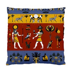 Ancient Egyptian Religion Seamless Pattern Standard Cushion Case (two Sides) by Wegoenart