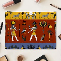 Ancient Egyptian Religion Seamless Pattern Cosmetic Bag (xl) by Wegoenart