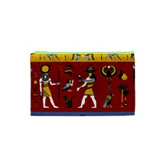 Ancient Egyptian Religion Seamless Pattern Cosmetic Bag (xs)