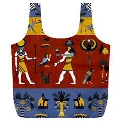 Ancient Egyptian Religion Seamless Pattern Full Print Recycle Bag (xxl)