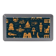 Dark Seamless Pattern Symbols Landmarks Signs Egypt Memory Card Reader (mini) by Wegoenart