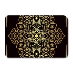 Luxury Golden Mandala Background Plate Mats by Wegoenart