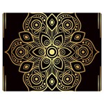 Luxury Golden Mandala Background Double Sided Flano Blanket (Medium)  60 x50  Blanket Front