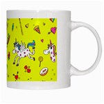 Pattern Unicorns Mermaids Horses Girlish Things White Mugs Right