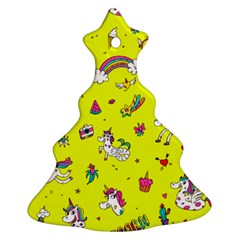 Pattern Unicorns Mermaids Horses Girlish Things Ornament (christmas Tree)  by Wegoenart