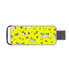 Pattern Unicorns Mermaids Horses Girlish Things Portable Usb Flash (one Side) by Wegoenart