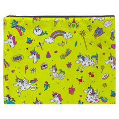 Pattern Unicorns Mermaids Horses Girlish Things Cosmetic Bag (xxxl) by Wegoenart