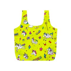 Pattern Unicorns Mermaids Horses Girlish Things Full Print Recycle Bag (s) by Wegoenart