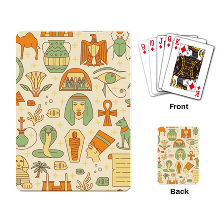 Egypt Seamless Pattern Playing Cards Single Design (Rectangle)