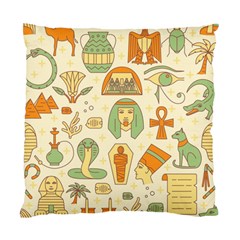 Egypt Seamless Pattern Standard Cushion Case (one Side) by Wegoenart