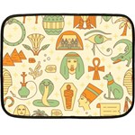 Egypt Seamless Pattern Fleece Blanket (Mini) 35 x27  Blanket