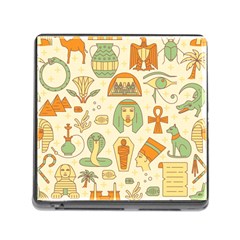 Egypt Seamless Pattern Memory Card Reader (square 5 Slot) by Wegoenart