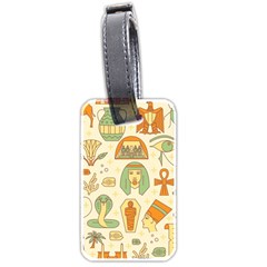 Egypt Seamless Pattern Luggage Tag (two Sides) by Wegoenart