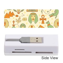 Egypt Seamless Pattern Memory Card Reader (stick) by Wegoenart