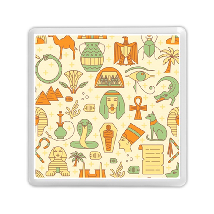 Egypt Seamless Pattern Memory Card Reader (Square)