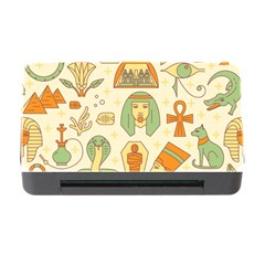 Egypt Seamless Pattern Memory Card Reader With Cf by Wegoenart