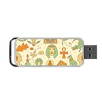 Egypt Seamless Pattern Portable USB Flash (One Side) Front