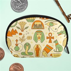 Egypt Seamless Pattern Accessory Pouch (large) by Wegoenart