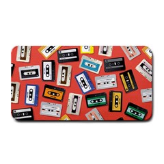 Vintage Retro Cassette Tape Pattern Design Template Medium Bar Mats by Wegoenart