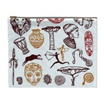 Africa Doodle Set Cosmetic Bag (XL) Front