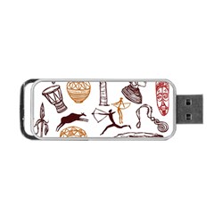 Africa Doodle Set Portable USB Flash (One Side)