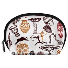 Africa Doodle Set Accessory Pouch (large) by Wegoenart