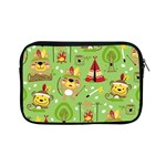 Cartoon Animals Indian Tribes Seamless Pattern Vector Apple iPad Mini Zipper Cases Front