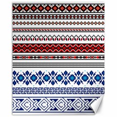 Illustration Ukrainian Folk Seamless Pattern Ornament Ethnic Ornament Border Element Canvas 16  X 20  by Wegoenart