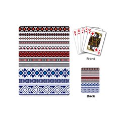 Illustration Ukrainian Folk Seamless Pattern Ornament Ethnic Ornament Border Element Playing Cards Single Design (mini) by Wegoenart