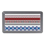 Illustration Ukrainian Folk Seamless Pattern Ornament Ethnic Ornament Border Element Memory Card Reader (Mini) Front