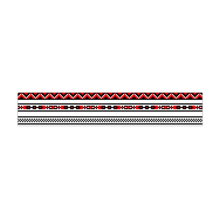 Illustration Ukrainian Folk Seamless Pattern Ornament Ethnic Ornament Border Element Flano Scarf (Mini)