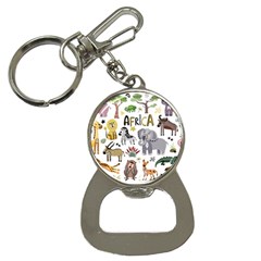 Cartoon African Animals Bottle Opener Key Chain by Wegoenart