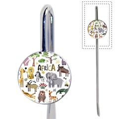 Cartoon African Animals Book Mark by Wegoenart