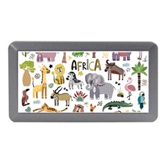 Cartoon African Animals Memory Card Reader (mini) by Wegoenart