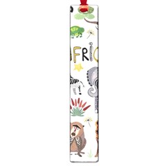 Cartoon African Animals Large Book Marks by Wegoenart