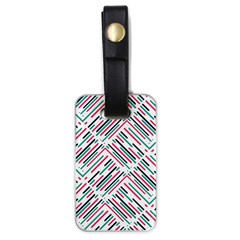 Abstract Colorful Pattern Background Luggage Tag (one Side) by Wegoenart