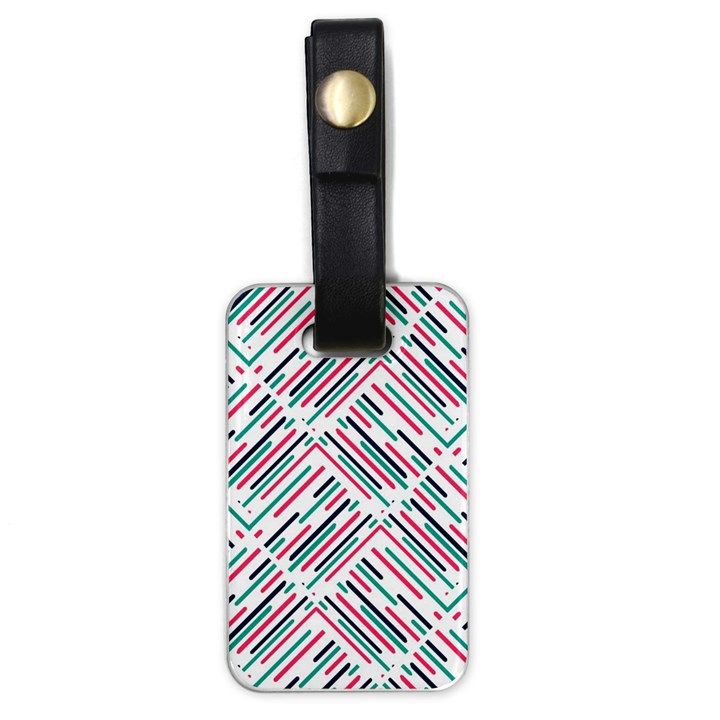 Abstract Colorful Pattern Background Luggage Tag (one side)