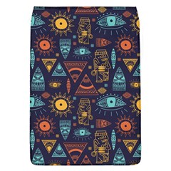 Trendy African Maya Seamless Pattern With Doodle Hand Drawn Ancient Objects Removable Flap Cover (L)