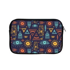 Trendy African Maya Seamless Pattern With Doodle Hand Drawn Ancient Objects Apple MacBook Pro 13  Zipper Case