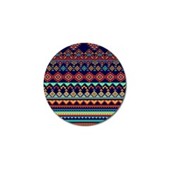 Pattern Tribal Style Golf Ball Marker (4 Pack) by Wegoenart