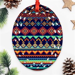 Pattern Tribal Style Ornament (oval Filigree)