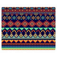 Pattern Tribal Style Double Sided Flano Blanket (medium)  by Wegoenart