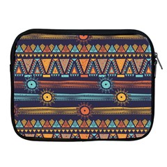 Bohemian Ethnic Seamless Pattern With Tribal Stripes Apple Ipad 2/3/4 Zipper Cases by Wegoenart