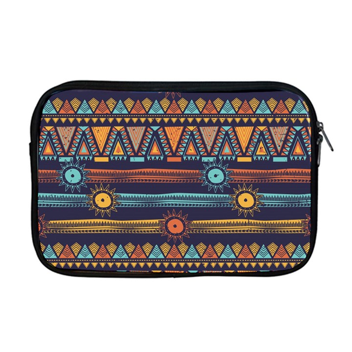 Bohemian Ethnic Seamless Pattern With Tribal Stripes Apple MacBook Pro 17  Zipper Case