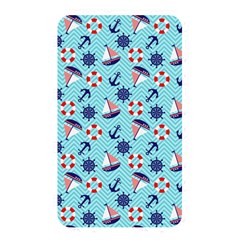 Seamless Pattern Nautical Theme Memory Card Reader (rectangular) by Wegoenart