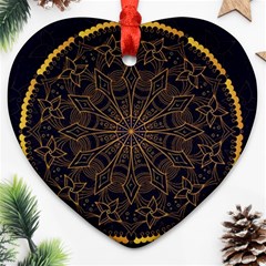 Luxury Mandala Background Ornament (heart)