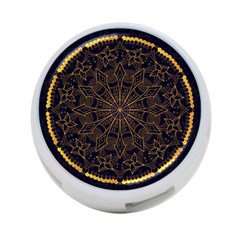 Luxury Mandala Background 4-port Usb Hub (one Side) by Wegoenart