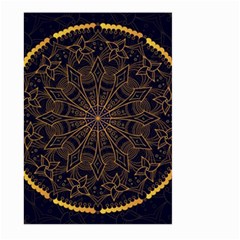 Luxury Mandala Background Large Garden Flag (two Sides) by Wegoenart